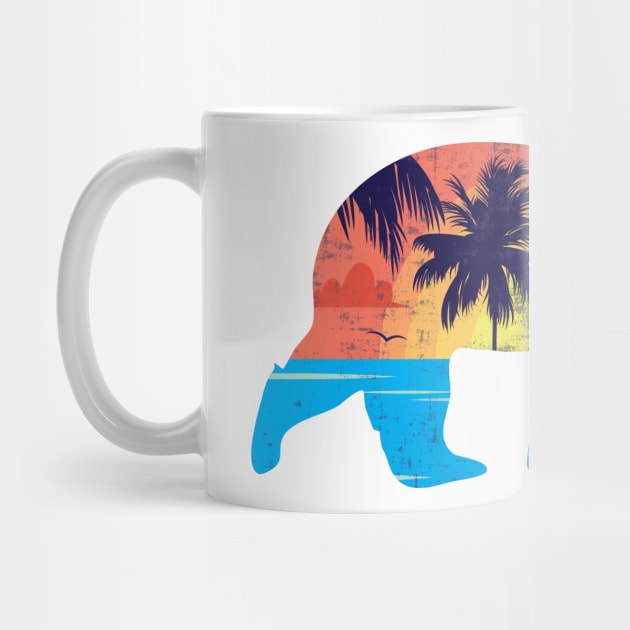 Sunset Beach Bear Coastal Miami Gay Bear | BearlyBrand by The Bearly Brand